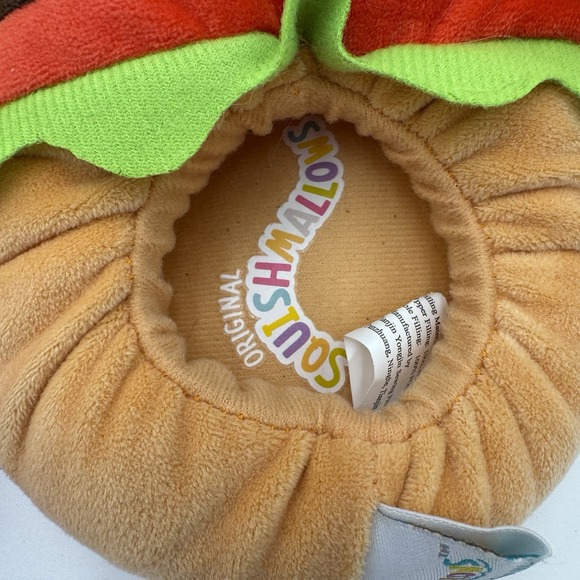 Squishmallows Big Kids Carl the Cheeseburger & Floyd the Fries Size 9-10 - Picture 8 of 10